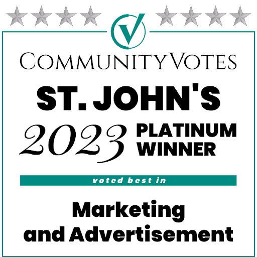 St. John’s 2023 Platinum Winner Marketing & Advertising