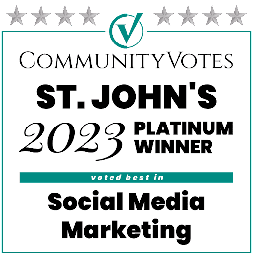 St. John’s 2023 Platinum Winner Social Media Marketing